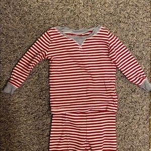 Burts Bees Christmas stripe pj’s